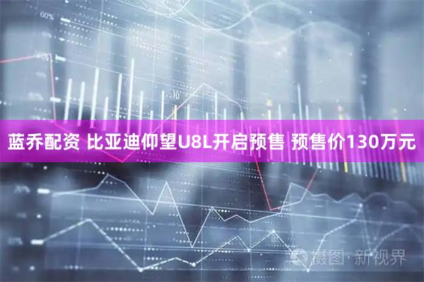 蓝乔配资 比亚迪仰望U8L开启预售 预售价130万元